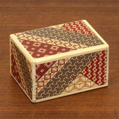 Mosaic Secret Wooden Puzzle Box - Small | Bits and Pieces