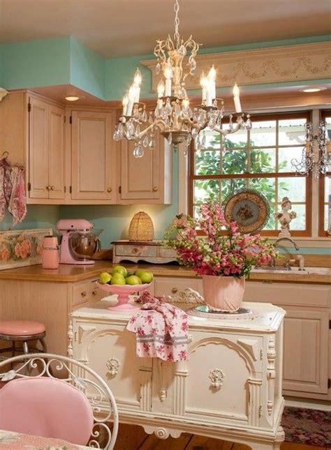 25 CHARMING SHABBY CHIC STYLE KITCHEN DESIGNS - Godfather Style