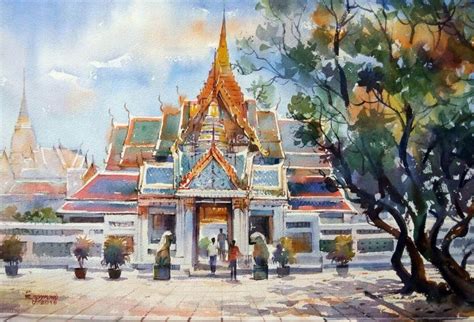 Relaxing with Watercolour Art Exhibition at River City Bangkok - TravelCommunication.net ...