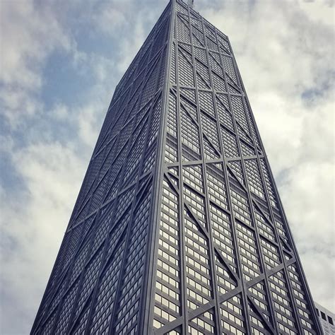 Architecture - 875 N. Michigan formerly the John Hancock Center. Chicago Illinois. (Fazlur ...