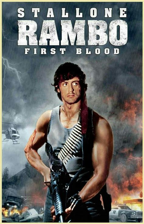 RAMBO FIRST BLOOD First Blood, Action Movie Poster, Movie Poster Art ...