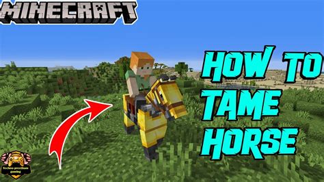 HOW TO TAME HORSE | MINECRAFT GAMEPLAY | - YouTube