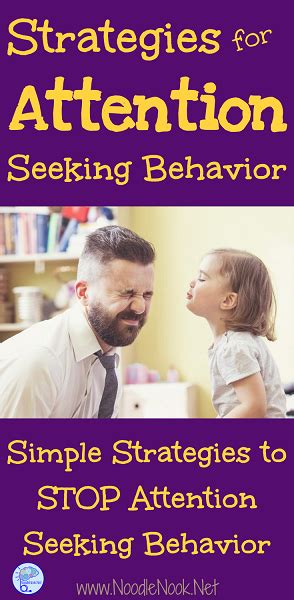 Simple Strategies for Attention Seeking Behavior | NoodleNook.Net | Classroom behavior ...