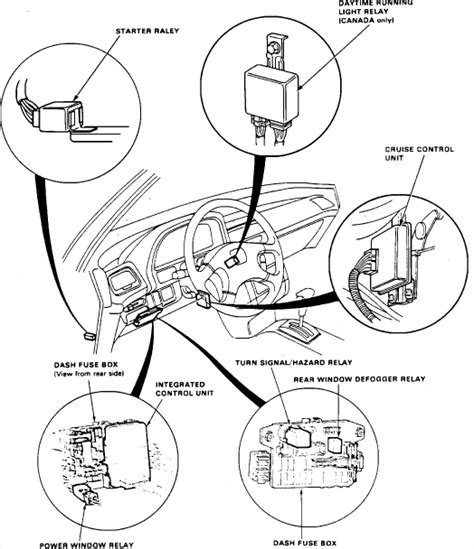 2007 Honda crv starter relay