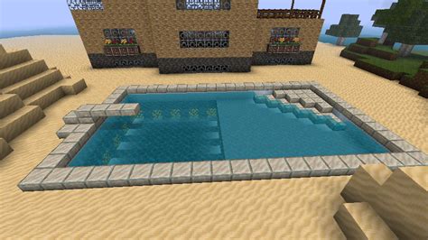 Cool Minecraft Pool Designs / Pool for my new house : Minecraft : Minecraft default 18 pool ...