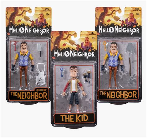 Hello Neighbor Action Figures, HD Png Download - kindpng