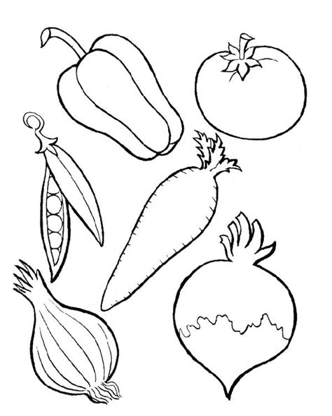 Vegetable Basket Coloring Pages at GetDrawings | Free download