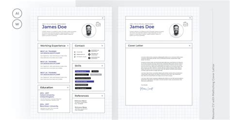 Professional Resume, Graphic Templates - Envato Elements