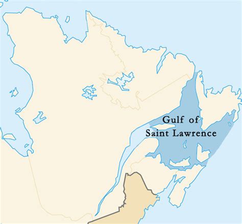 Gulf Of St Lawrence Canada Map | secretmuseum