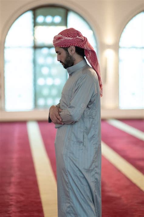 Muslim Prayer Inside the Mosque Stock Photo - Image of prayer, arab: 215464996