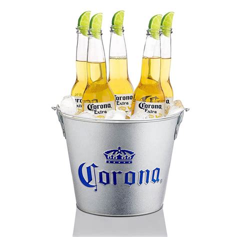 5L Galvanised Beer Bucket with Handle