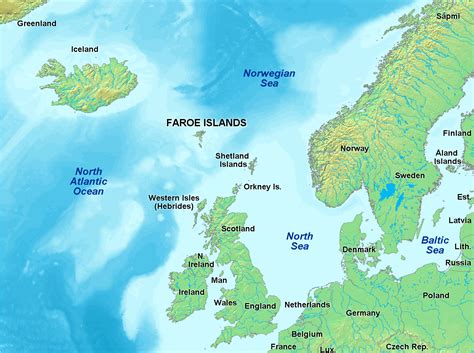 Faroe Islands Map