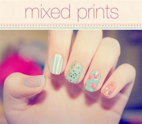 Mix And Match Nail Art Pictures, Photos, and Images for Facebook, Tumblr, Pinterest, and Twitter