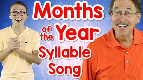 Months of the Year Syllable Song | Counting Syllables | Phonological Awareness | Jack Hartmann ...