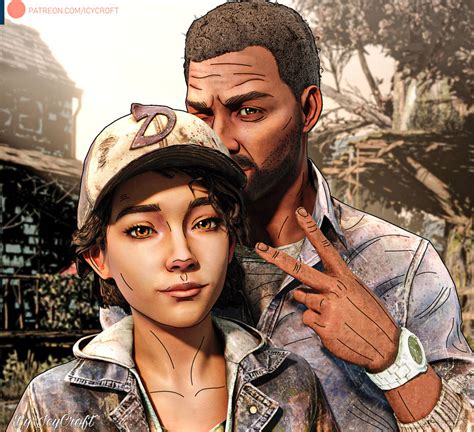 The Walking Dead Game - Clementine and Lee by ICYCROFT on DeviantArt