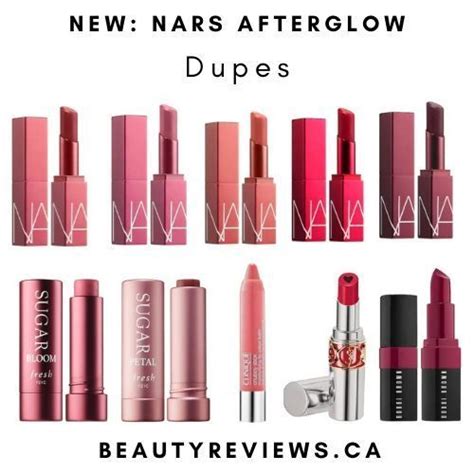 NEW: NARS Afterglow Lip Balm Shade Dupes! | Luxury skincare, The balm, How to apply lipstick