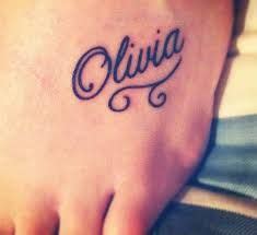 tattoos of the name olivia - Google Search | Name tattoos, Christian ...