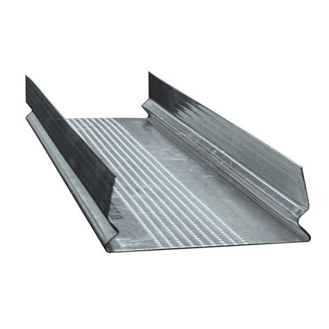 Trakloc 3-5/8 in. x 10 ft. 24 mil Metal Track-TL35810T24 - The Home Depot