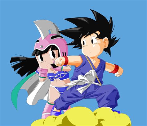 Goku and Chichi by Nyrea on DeviantArt