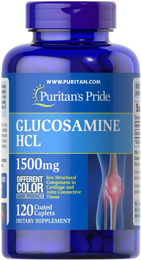 Glucosamine 1500 mg, 120 Caplets (11822) | Puritan's Pride