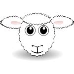 Sheep and light bulb | Free SVG