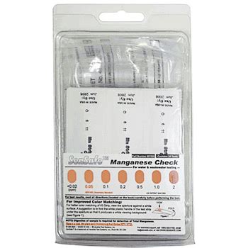 Manganese Check Water Test Kit, 24 Strips