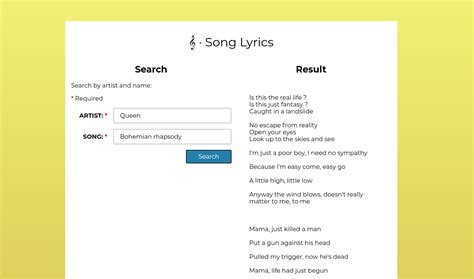 GitHub - laugeeme/song-lyrics-search: Song lyrics search engine