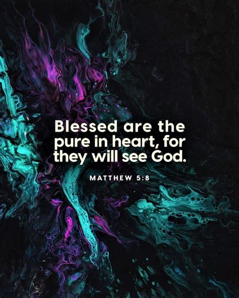 The Living... — Matthew 5:8 (NIV) - Blessed are the pure in heart,...