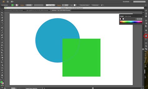 Illustrator Tutorial: Cut out a shape from another – Pathfinder Tool