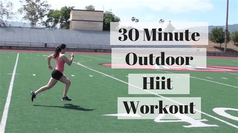 30 Minute Outdoor HIIT Workout - YouTube