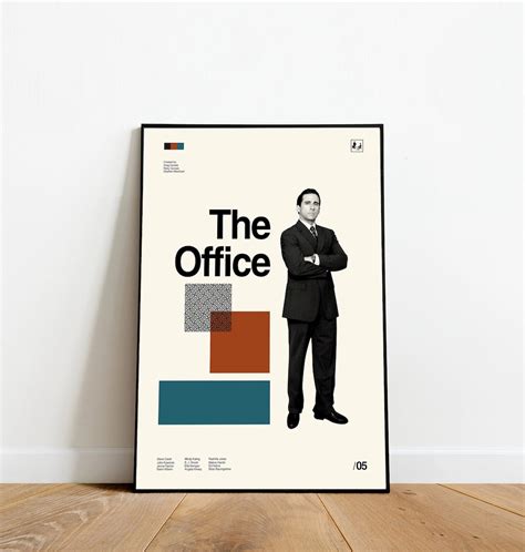 THE OFFICE Poster Michael Scott Minimalist Art Retro - Etsy