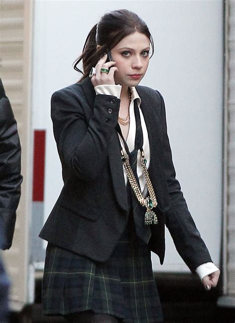 Michelle Trachtenberg at the Gossip Girl Set in New York – HawtCelebs