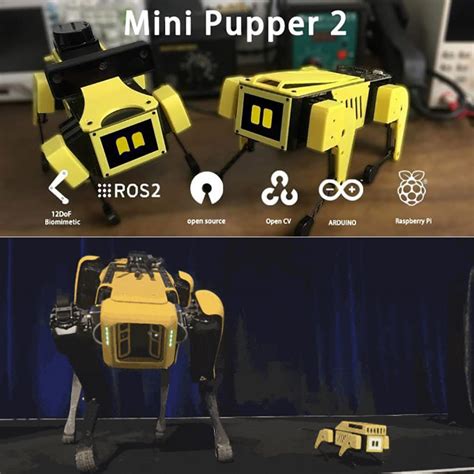 First Look at Mini Pupper 2, an Open-Source Mini Robot Dog That Looks Like Boston Dynamics' Spot ...