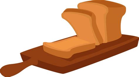 Sliced bread, illustration, vector on white background 13482314 Vector Art at Vecteezy