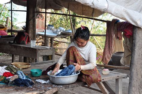 Photo: La lessive - Cambodge