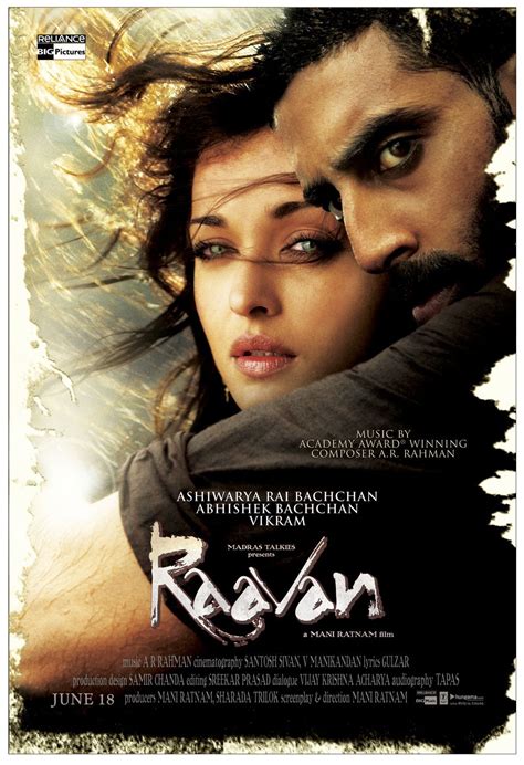 Raavan (2010) Movie | Bollywood movies, Bollywood posters, Aishwarya rai movies