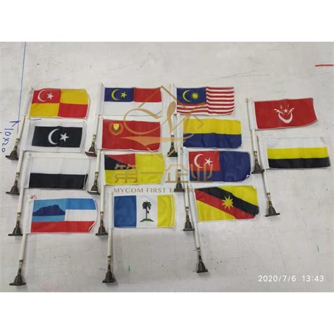 (Cotton) Bendera Malaysia Semua Negeri/State Spring Flag *READY STOCK* | Shopee Malaysia