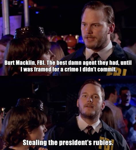 Janet Snakehole and Burt Macklin #ParksandRec #humor #quote | Parks and ...