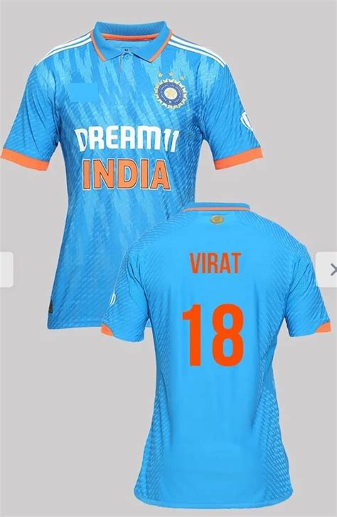 India Cricket Team Jersey Virat Kohli 2023 2024 Jersey Free Ship US - Cricket Store