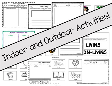 Living And Non Living Things Activities For Grade 4 - Free Worksheets Printable