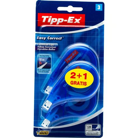 Bic Easy Tipp-Ex Correction Tape 308056 | CorrectionFluid&Tape | Lulu Bahrain