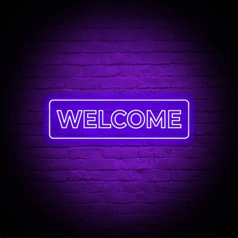 'WELCOME' Neon Sign – You Turn Neon