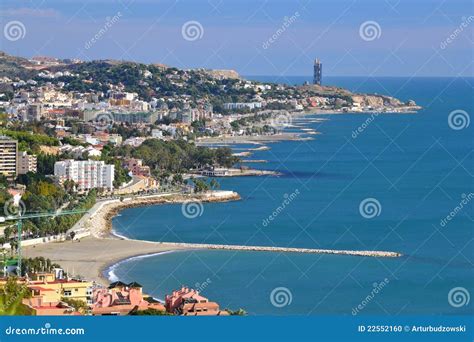 Malaga coast stock photo. Image of europe, mediterranean - 22552160