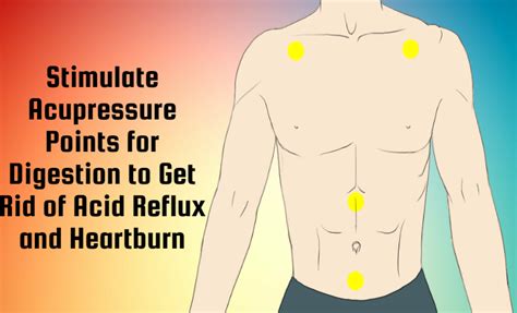 Stimulate Acupressure Points for Digestion to Get Rid of Acid Reflux and Heartburn