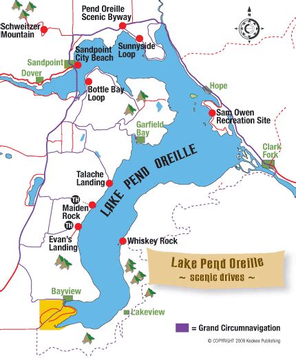 Lake Pend Oreille Idaho Map - Fayina Theodosia