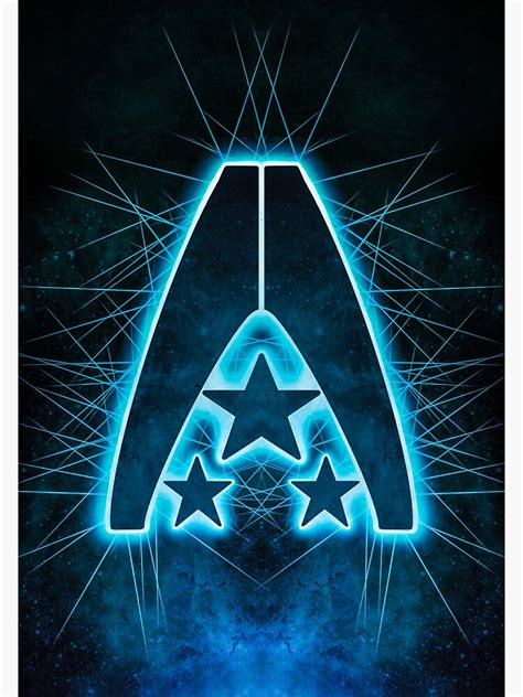 "Mass Effect Alliance Logo" Sticker for Sale by commandan7 | Redbubble