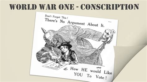 WWI AND CONSCRIPTION - YouTube