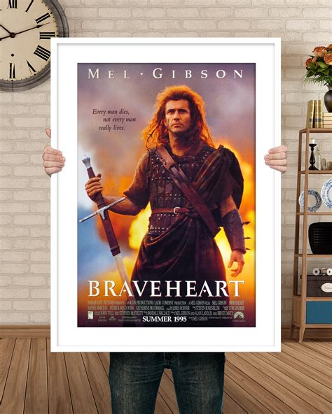 Braveheart Movie Poster 1995 Movie Art Print 24x36 | Etsy