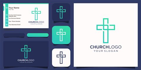 Christian church vector logo. 21581389 Vector Art at Vecteezy