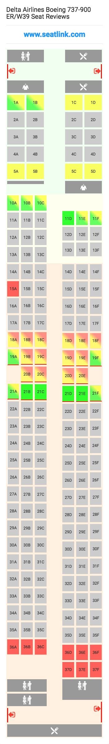 Boeing 737 900er Seating Plan | Two Birds Home